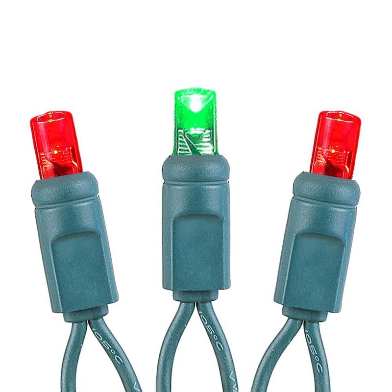 Novelty Lights 50 Light LED Christmas Mini Light Set (Green Wire, 25 Feet), 3 of 8