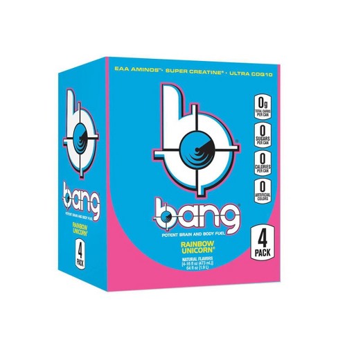 Bang Rainbow Unicorn Energy Drink 4pk 16 Fl Oz Can Target