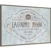 Amanti Art 33"x23" Laundry Day VIII by Danhui Nai Framed Wall Art Print: Canvas, Sage Green, Vintage Typography - 2 of 4