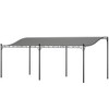 Outsunny Outdoor Pergola Canopy, Metal Patio Canopy with Drainage Holes for Backyard, Garden, Porch - 4 of 4
