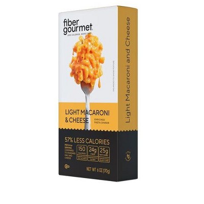 Fiber Gourmet  – Mac & Cheese with 57% less calories than standard brands 12 pack