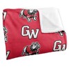 Gardner Webb University Logo Pattern Silky Touch Blanket White 50x60 - 3 of 4