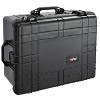Eylar® SA00006 XL Waterproof and Shockproof Gear Hard Transport Roller Case with Foam Insert, Black - 3 of 4