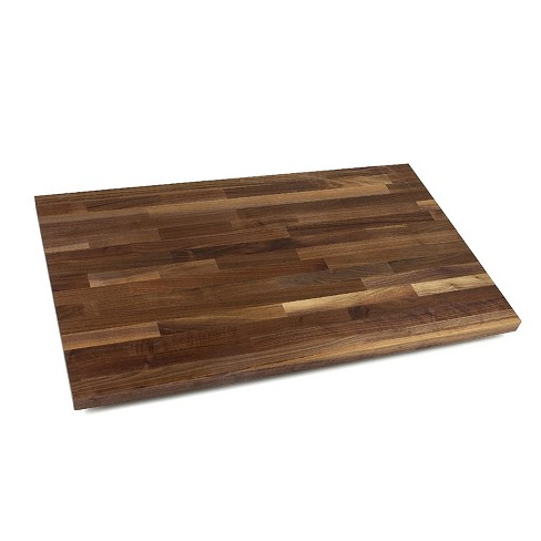 John Boos High Quality Solid Walnut Wood Kitchen Countertop Cutting Board Tabletop Butcher Block Charcuterie Serving Tray, 24 x 25 x 1.5 Inches - image 1 of 2