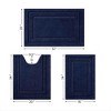 BAGOKIE 3pc Soft Microfiber Bathroom Rug Set - 3 of 4
