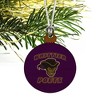 Whittier College Poets Logo Mini Small Tiny Wood Christmas Tree Holiday Ornament - 3 of 4