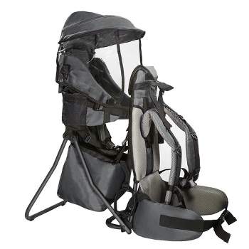 ClevrPlus CC Hiking Child Carrier Baby Backpack Camping for Toddler Kid, Grey