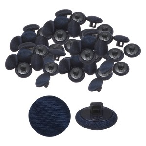 Unique Bargains Bridal Wedding Dress Suit DIY Satin Shiny Sewing Buttons 50 Pcs - 1 of 4