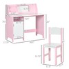 Aghana Digitals Kids Study Desk & Chair Set with Whiteboard, Storage Cabinet & Bookshelf for 5-8 - 3 of 4