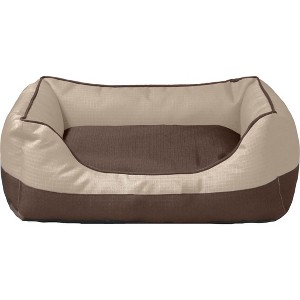 Sleep Zone - 2 Tone - Plush Bed - Brown - Pack of 4 - 1 of 1