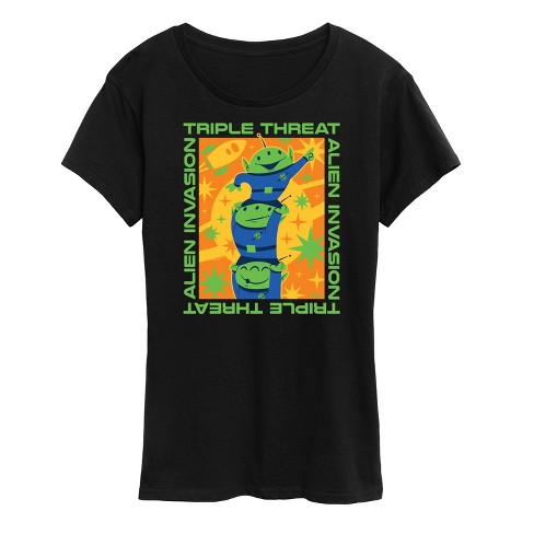 Women's - Disney - Aliens Triple Threat Short Sleeve Graphic T-Shirt - image 1 of 4