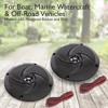 4'' Low-Profile Marine Speakers for Outdoor Use with Waterproof Design, 100 Watt, Weather-Resistant, Dual Speakers - 2 of 4