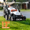 Litheli 13" 20V 4.0Ah Battery Powered SE Cordless Lawn Mower - 2 of 4