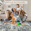 Area Rugs Washable Large Modern Abstract Living Room Rug Soft Anti-Skid Indoor Non-Shedding Carpets for Bedroom Dining Farmhouse Nursery Office - 2 of 4