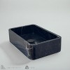 Black Marble Rectangular Sink - Premium Handcrafted Bathroom Vessel - image 4 of 4