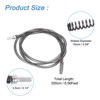 Unique Bargains Steel Wire Flexible Shower Pipe Cleaning Spring Clog Remover - 2 of 4