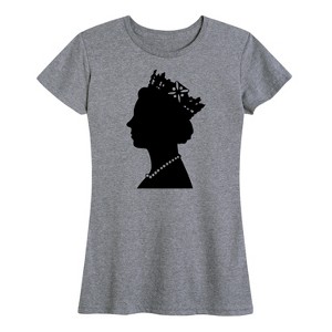 Women's - Instant Message - Queen Silhouette Short Sleeve Graphic T-Shirt - 1 of 4