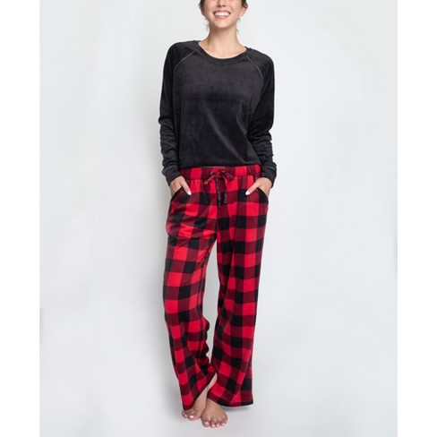 MUK LUKS Women's Regular Butter Knit Matching Pajama Set 