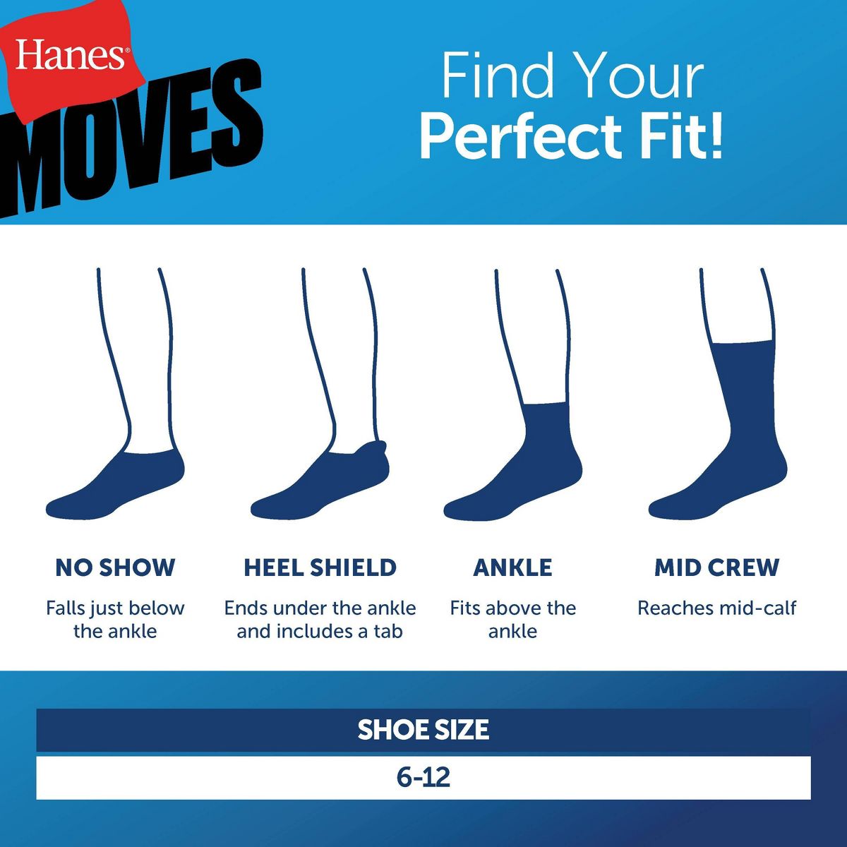 Hanes Men's Stretch Ankle Socks 3pk - thumbnail 5