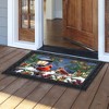 Briarwood Lane Winter Doormat 30x18 Indoor Outdoor Winter Glow Cardinals For Winter Doormat - 3 of 4