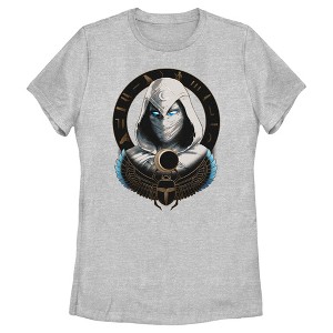 Women's Marvel: Moon Knight Winged Scarab Frame T-Shirt - 1 of 4
