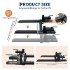 43in Clamp On Pallet Forks, 2000Lb Bucket Forks with Adjustable Stabilizer Bar, Quick Attach for Tractor Attachments - 2 of 4