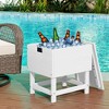 Hyleory Portable HDPE Side Table, 3-in-1 Patio Cooler Table - 3 of 4