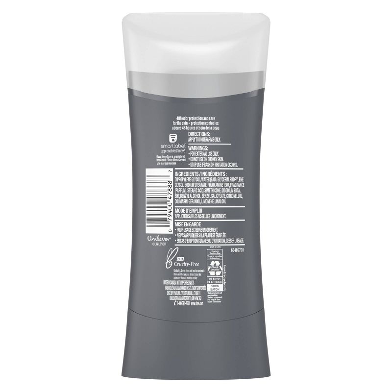 Dove Men+Care 0% Aluminum Deodorant Eucalyptus &#38; Birch - 2.6oz, 4 of 8