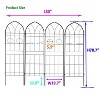 Lorna 2 Pack 78.7"x19.7" Metal Garden Trelli, Tiered Planters for Climbing Plants,  Outdoor Furniture Near Me - The Pop Home - 3 of 4