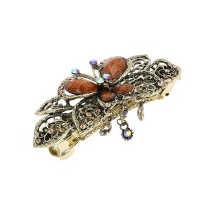 Unique Bargains Vintage Butterfly Hair Clips 1 Pc - 1 of 4