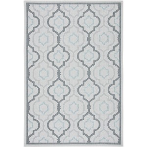 Courtyard Brookstone CY7938 UV & Stain Resistant Non-Shedding Power Loomed Indoor/Outdoor Rugs - Safavieh - 1 of 4