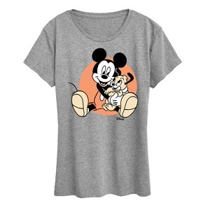 Women's - Disney - Mickey Mouse Short Sleeve Graphic T-Shirt - 1 of 4