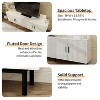 MUUEGM 70" Modern TV Stand with Storage| Television Media Console Table with Fluted Door and Adjustable Shelf - 4 of 4