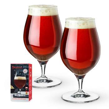 Joyjolt Grant Beer Glasses - Set Of 8 Traditional Pub Glass Pint Capacity  Beer Glass - 19 Oz : Target