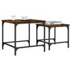 vidaXL Nesting Coffee Tables 2 pcs Smoked Oak Engineered Wood - 4 of 4