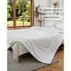 Heated Electric Blanket Throw Twin Full Queen King Size, Soft Flannel Waffle Fast Heating Blankets, 4 Heating Levels 10 Hours Auto Off Machine Wash - 4 of 4