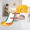 8 in 1 Toddler Slide, Indoor Kids Slide for Toddler 1-3, Indoor Playground with Slide, Basketball Hoop - 4 of 4
