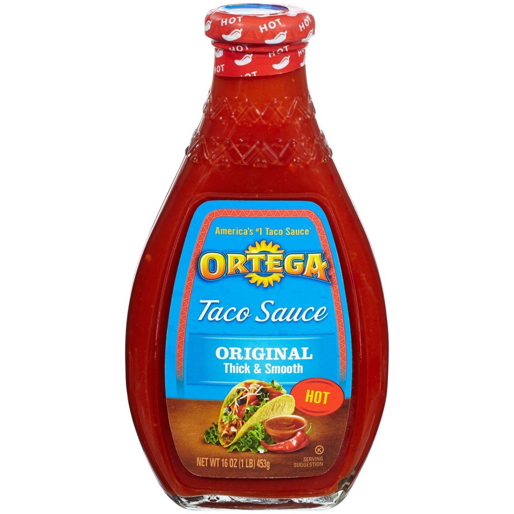 Upc 041501018958 Ortega Hot Taco Sauce 16 Oz 2974