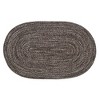 30" x 50" Chenille Tweed Collection Dove & Chesnut Reversible Indoor Area Utility Oval Rug - Better Trends - 2 of 4