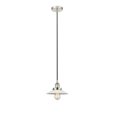 Halophane - 1 Light Mini Pendant In Industrial Style-5.75 Inches Tall and 9 Inches Wide