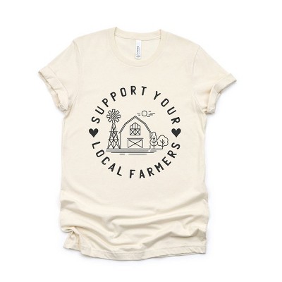 Simply Sage Market Women's Support Farmers Barn Short Sleeve Graphic Tee