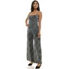 Derek Heart Sleeveless Jumpsuit with High Neck and Wide Leg (Juniors & Women) - 2 of 3