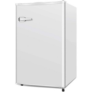 ZAFRO Mini Freezer, 2.3 Cu.ft Small Upright Freezer with Handle, Removable Shelves, Adjustable Thermostat, Low Noise for Bedroom, White - 1 of 4