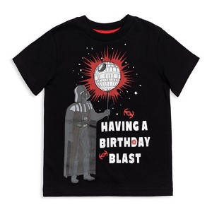 Star Wars Darth Vader Birthday Big Boys Graphic T-Shirt Black 18-20 - 1 of 4