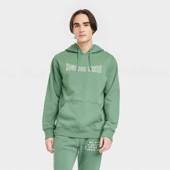 Houston White Adult Graphic Sweatshirt - Green XS