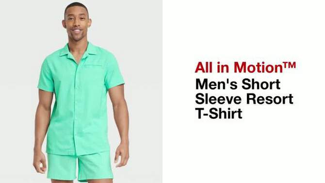 Men&#39;s Short Sleeve Resort T-Shirt - All In Motion&#8482;, 2 of 5, play video