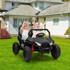 24V Kids Off-Road UTV, 2-Seater Electric Ride On with Remote Control, Bluetooth Audio, Dual Motors, Outdoor Vehicle for Ages 3-8 - 3 of 4