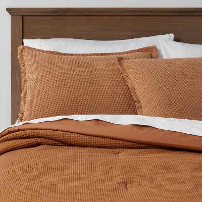 Washed Waffle Weave Comforter and Sham Set - Threshold™