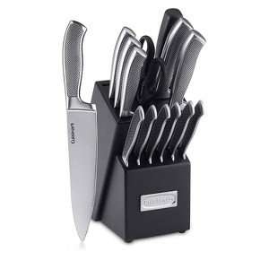 Cuisinart C77SS-15P Graphix Collection 15 Piece Cutlery Knife Block Set, Stainless Steel - 1 of 4