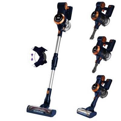 WHALL Cordless Vacuum Cleaner, 25KPa Powerful Suction, 280W Brushless Motor, Detachable Battery, Stick Vacuum for Home Use